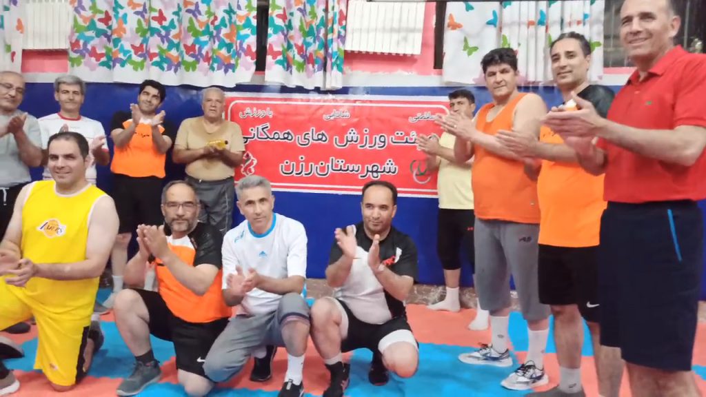 انجام تمرینات عصرگاهی هیئت ورزش‌های همگانی شهرستان رزن به مناسبت هفته سلامت