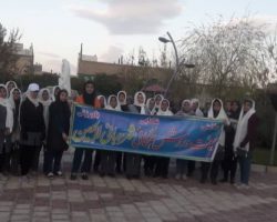 برگزاری ورزش همگانی بانوان گرامیداشت هفته سلامت در شهر جهانی لالجین توسط هیئت وزرشهای همگانی لالجین با شعار سلامتی، شادابی با ورزش
