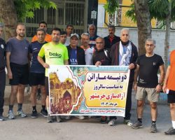 برگزاری مسابقه دو نیمه ماراتن در نهاوند به مناسبت گرامیداشت سالروز آزاد سازی خرمشهر