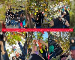برگزاری مراسم شادی و نشاط با اجرای طرح درخت آرزوها به مناسبت دهه کرامت و روز دختر توسط کمیته دانش آموزی هیئت ورزشهای همگانی شهرستان رزن