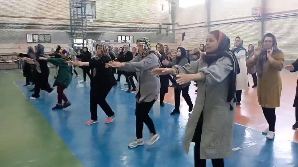 اجرای ورزش صبحگاهی بانوان ورزشکار هئیت ورزش همگانی شهرستان درگزین