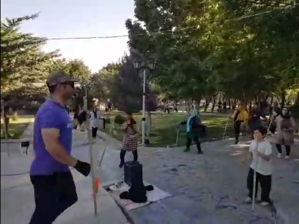 اجرای تمرینات روزانه گروه ورزشی ره پویان الوند هیئت ورزشهای همگانی شهرستان همدان