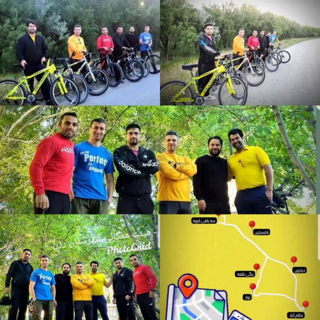 دوچرخه‌سواری ورزشکاران هیئت همگانی شهرستان رزن در راستای توسعه ورزش در طبیعت