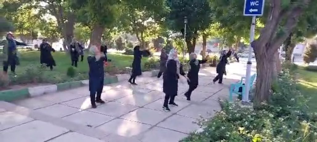 ورزش صبحگاهی توسط گروه ورزشی نماد تمدن هیئت ورزش‌های همگانی شهرستان همدان