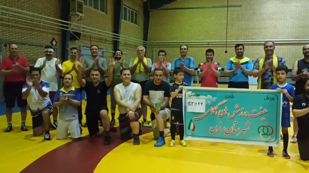 برگزاری مسابقات ورزشی توسط ورزشکاران هیئت ورزش‌های همگانی شهرستان رزن به مناسبت گرامیداشت دهه مبارک فجر