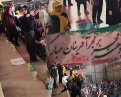 برگزاری همایش ورزش روزانه و انجام مسابقات آمادگی جسمانی و لیوانچینی و هفتسنگ بمناسبت دهه فجر در سالن امام خمینی حصار علی آباد شهر همدان