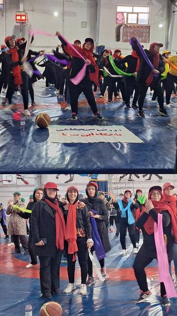 برگزاری مراسم جشن اعیاد شعبانیه با همراهی بانوان ورزشکاران شهرک بهشتی همدان و معارفه کامیران و اهدا جوایز به بیشترین گامها بمناسبت دهه فجر