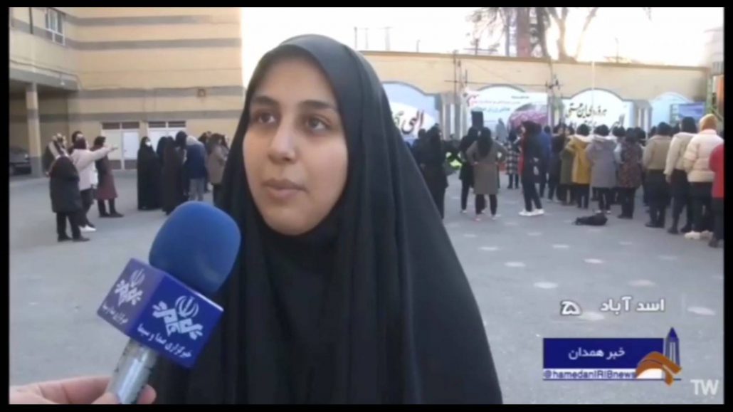 همایش ورزش صبحگاهی بانوان و دانش‌آموزان به مناسبت دهه مبارک فجر در اسدآباد