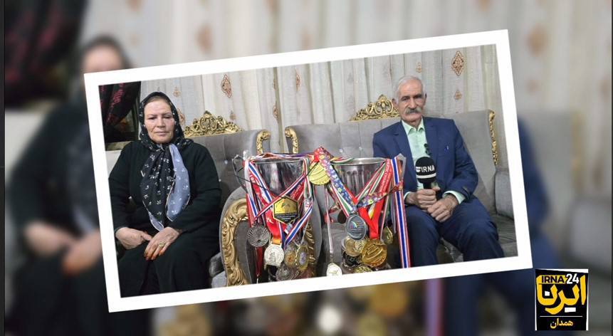 مراسم تجلیل از آقای سیدحسن حسینی رکوردار مدال های قهرمانی دو و میدانی پیشکسوتان در رویدادهای ملی و فراملی