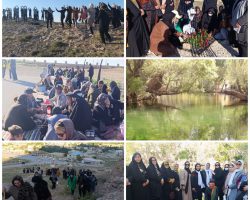 برنامه ورزش در طبیعت با حضور بانوان گروه ورزشی نشاط، آقایان گروه ورزشی صبا و بانوان شاهنجرین و وسمق در همایش ورزش در دامنه کوه شاهنجرین
