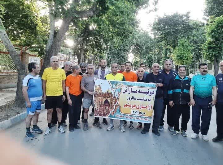 برگزاری همایش دو استقامت به همت جمعی از ورزشکاران هیئت ورزش‌های همگانی نهاوند بمناسبت سوم خرداد ماه سالروز آزادی خرمشهر در مسیر ۲٠ کیلومتری اداره ورزش و جوانان نهاوند تا سراب گیان