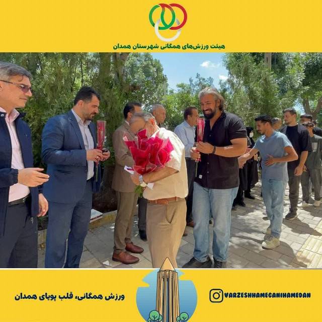 استقبال باشکوه از قهرمانان فریزبی همدان در اداره‌کل ورزش و جوانان استان همدان