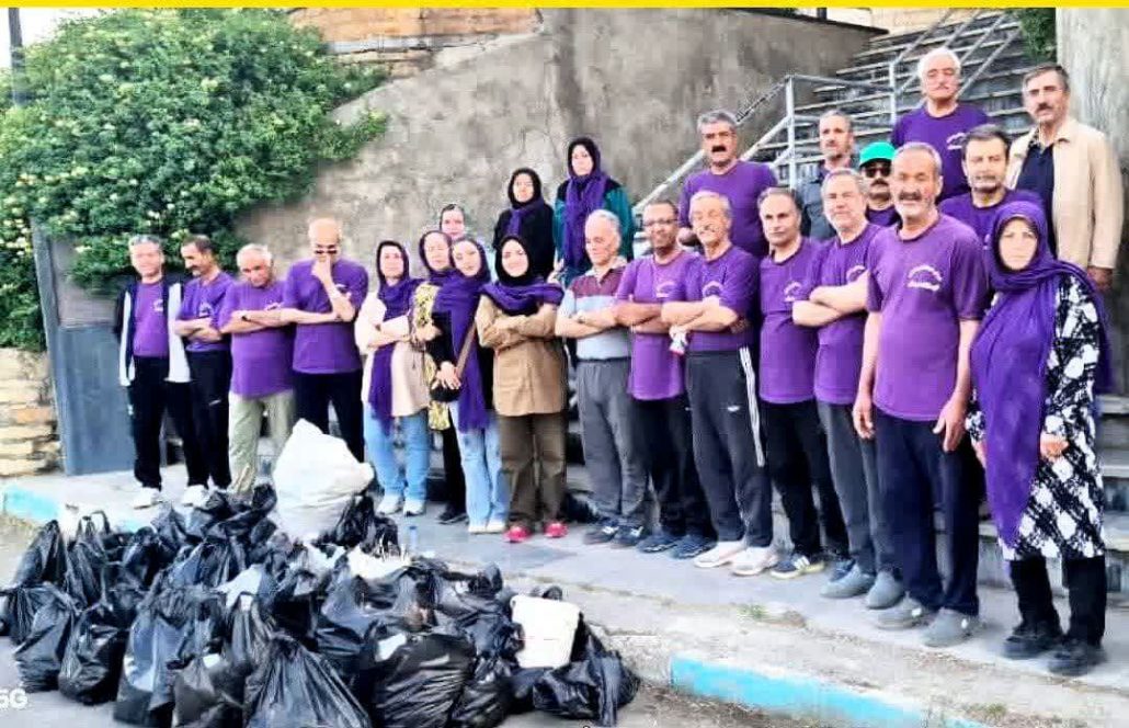 پاکسازی طبیعت، عزم همگانی ورزشکاران صبحگاهی همدان