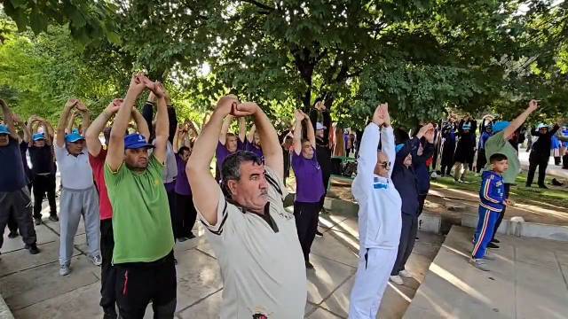 برگزاری چند ایستگاه ورزش صبحگاهی در همدان در قالب طرح «پنجشنبه‌ها با ورزش روزانه» در کنار مردم، به یاد شهدای عزیز و در حمایت از رزمندگان دلیر کشورمان