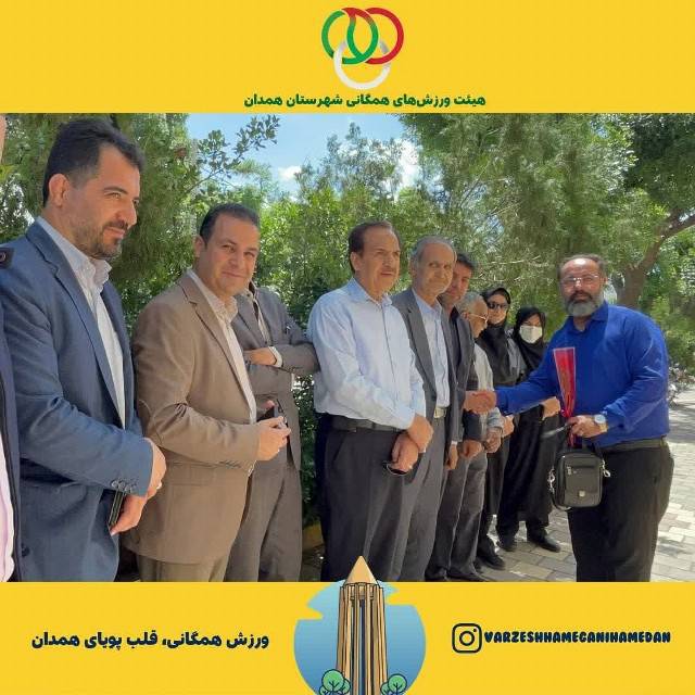 استقبال باشکوه از قهرمانان فریزبی همدان در اداره‌کل ورزش و جوانان استان همدان
